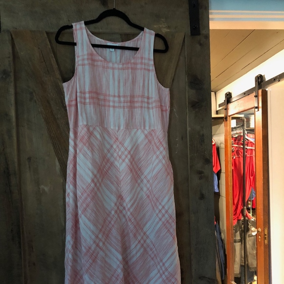 Linen dress - J.Jill Medium - Long with side slit - Picture 1 of 6